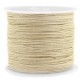 Macramé bead cord 0.8mm Golden beige